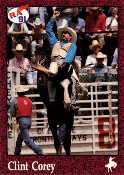 1991 Rodeo America Set B #30 Clint Corey Front